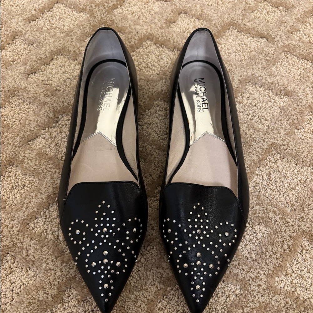Michael Kors Leather Sofie Flats